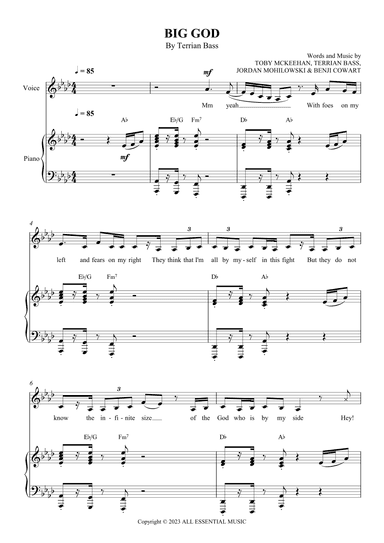 Big God (arr. SCMusic)