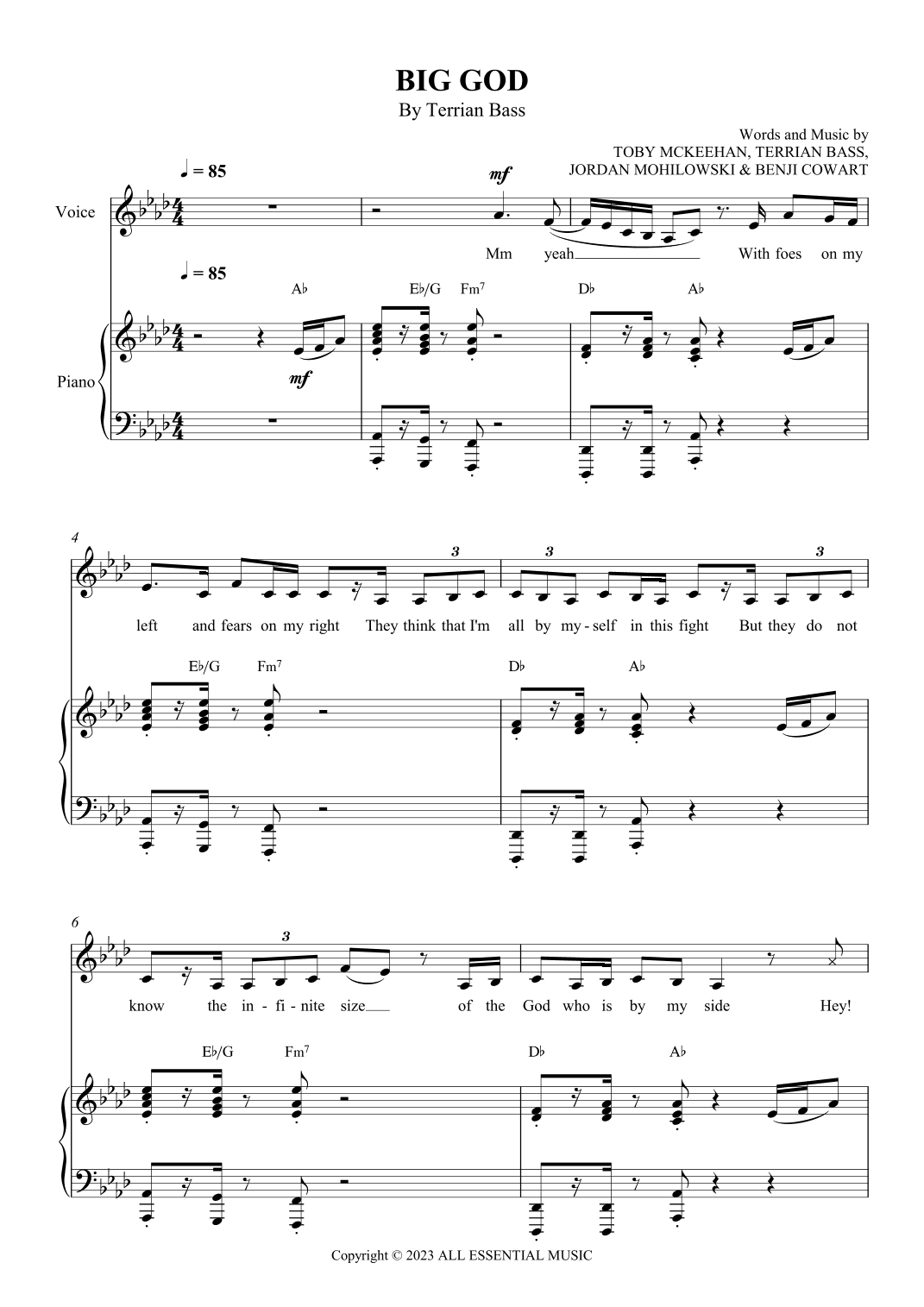 Big God (arr. SCMusic)