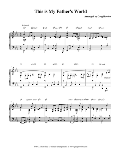 This Is My Father's World (arr. Greg Howlett)