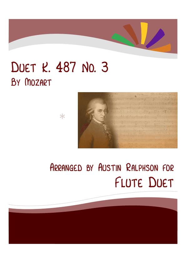 Mozart K. 487 No. 3 - flute duet (arr. Austin Ralphson)
