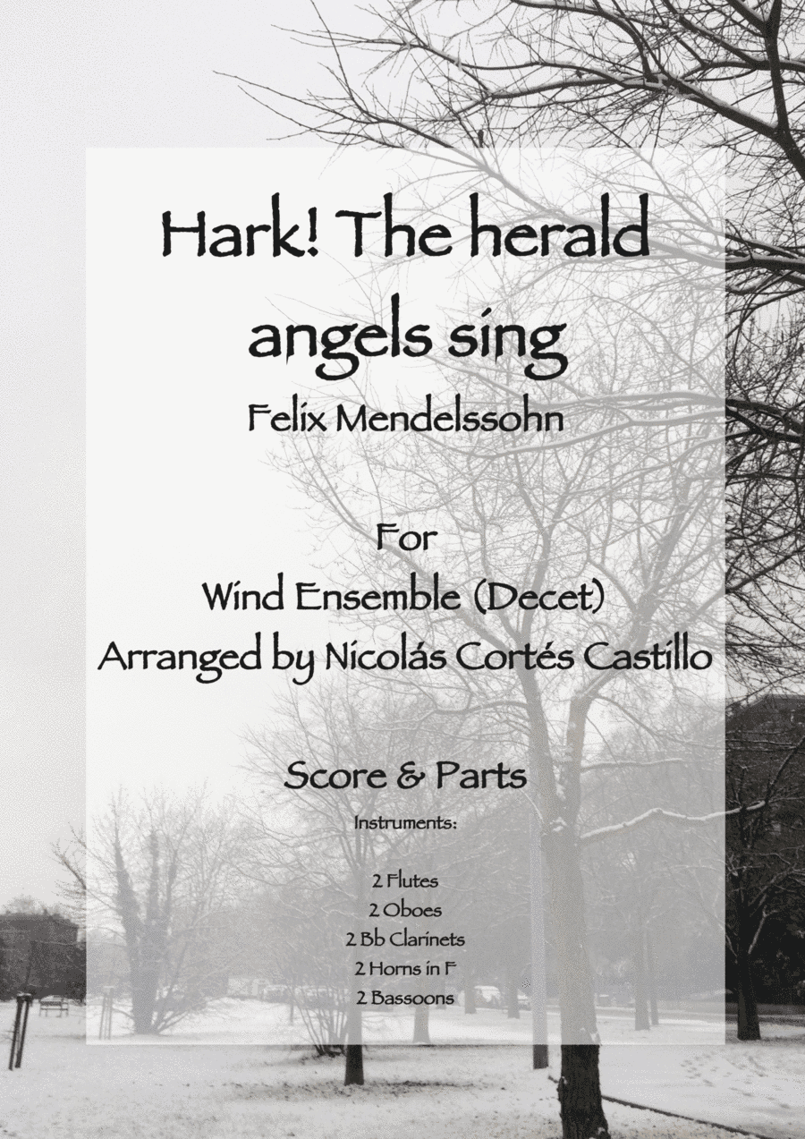 Hark! The Herald Angels Sing - Wind Ensemble (Decet) (arr. Nicolás Cortés Castillo)