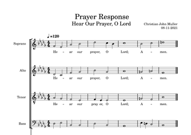Prayer Response (Hear Our Prayer, O Lord)