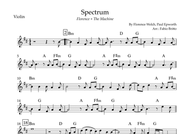 Spectrum (arr. Fabio Britto)