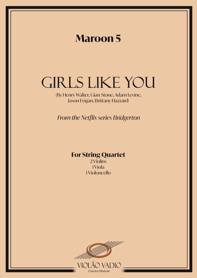 Girls Like You (arr. Bisdré Santos)
