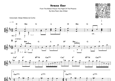 The Phoenix Love Theme (senza Fine) (arr. Piano)