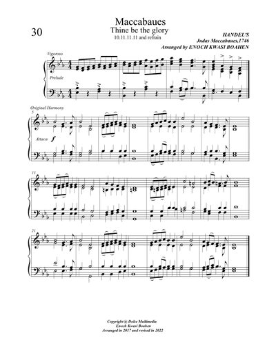 Maccabaeus (arr. Enoch Kwasi Boahen)