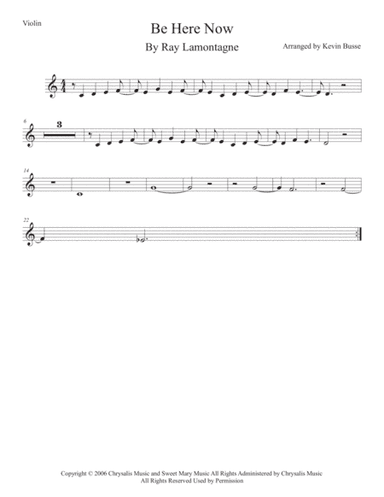 Be Here Now (arr. Kevin Busse)