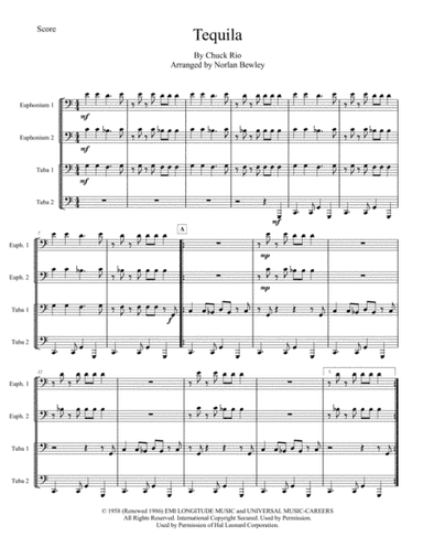 Tequila (arr. Norlan Bewley)