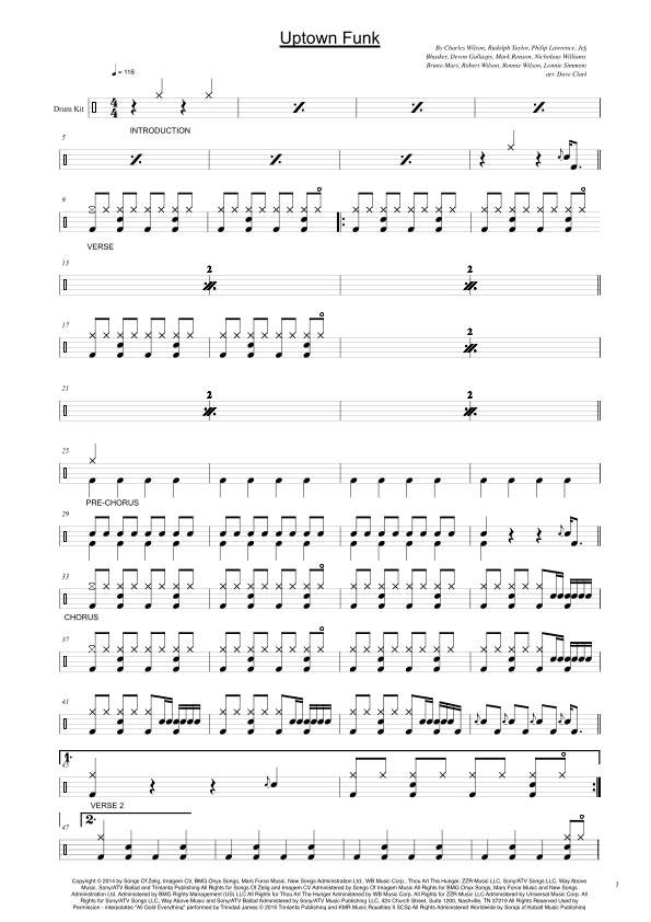Uptown Funk (arr. Dave Clark)