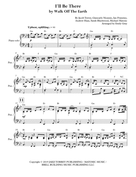 I'll Be There (arr. Emily Gray)
