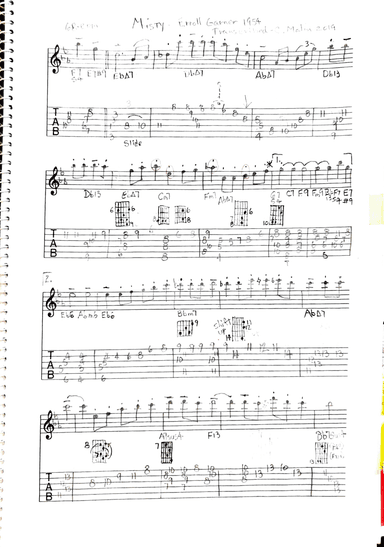 Misty (arr. Christopher J. Malin)
