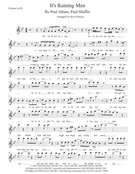 It's Raining Men (arr. Kevin Busse)
