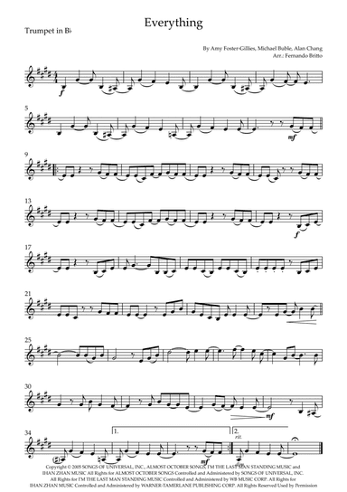 Everything (arr. Fernando Britto)
