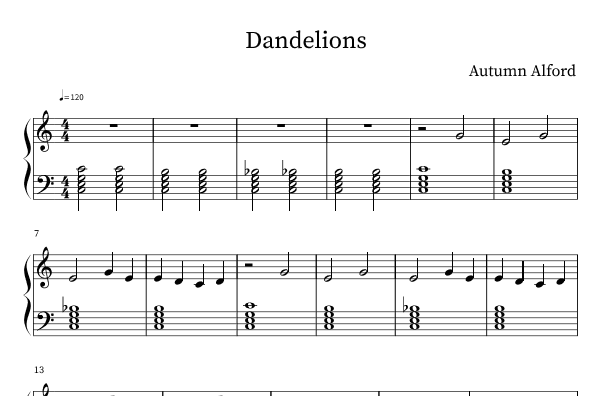 Dandelions