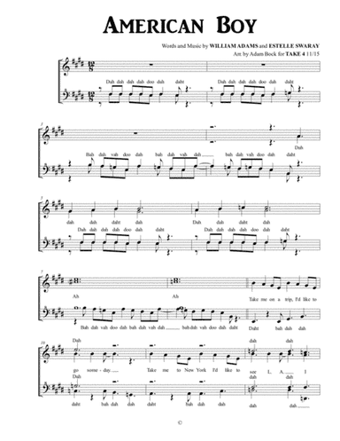 American Boy (arr. Adam Bock)