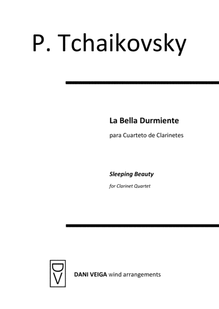 Sleeping Beauty (easy 4 Bb Clarinets arrangement) (arr. Dani Veiga)
