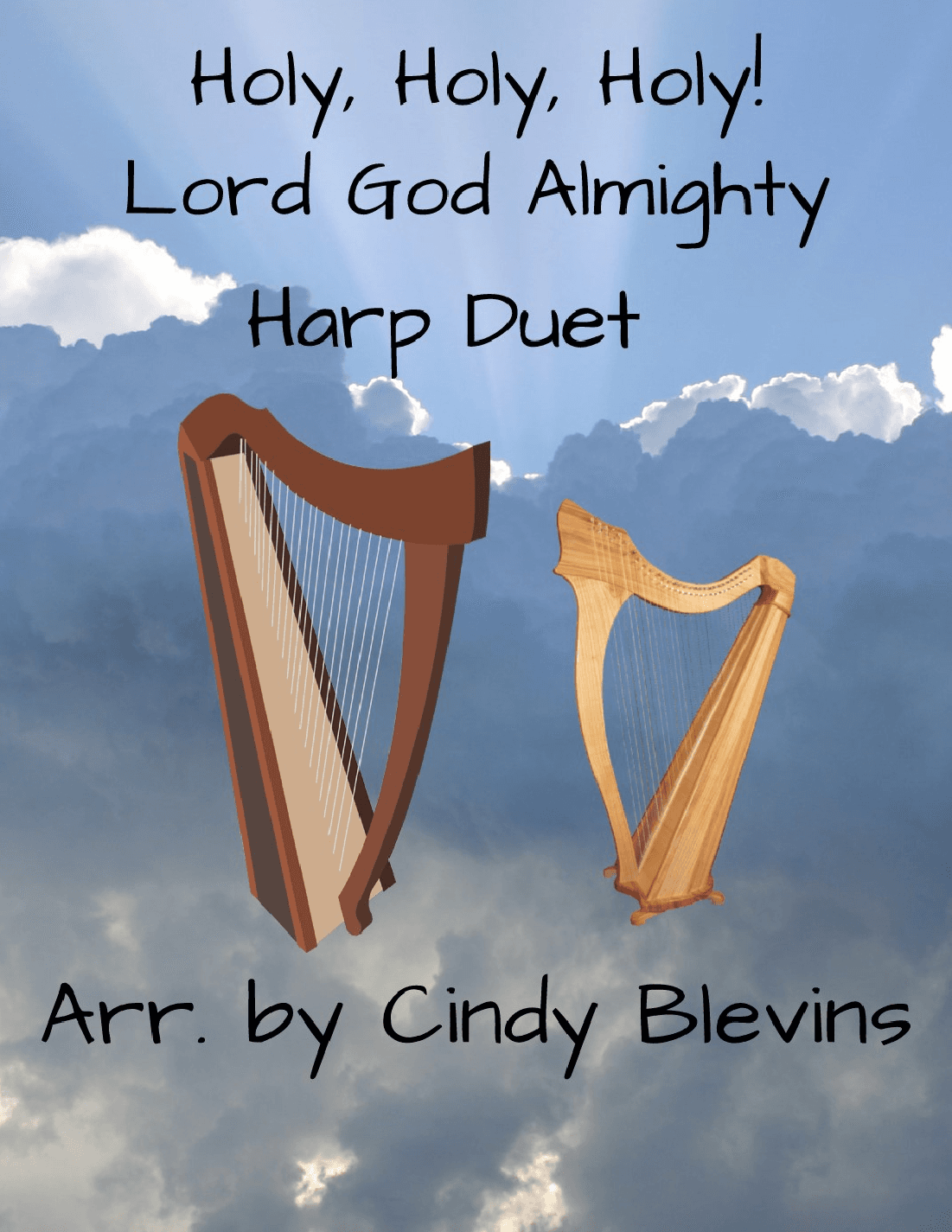Holy, Holy, Holy, Lord God Almighty, for Harp Duet (arr. Cindy Blevins)