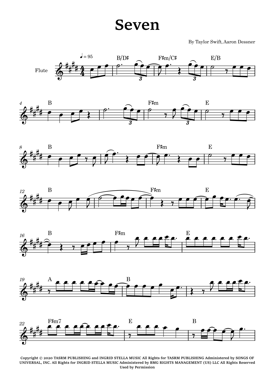 Seven (arr. Glauco Fernandes)