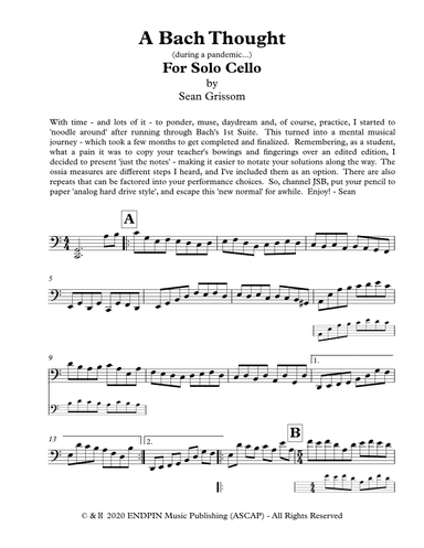 A Bach Thought