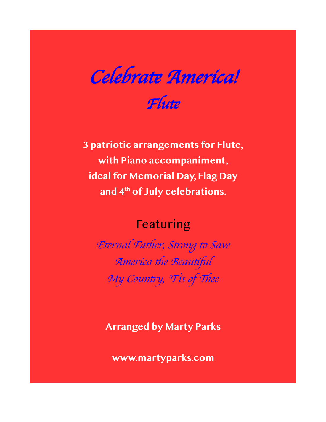 Celebrate America! (Flute-Piano) (arr. Marty Parks)