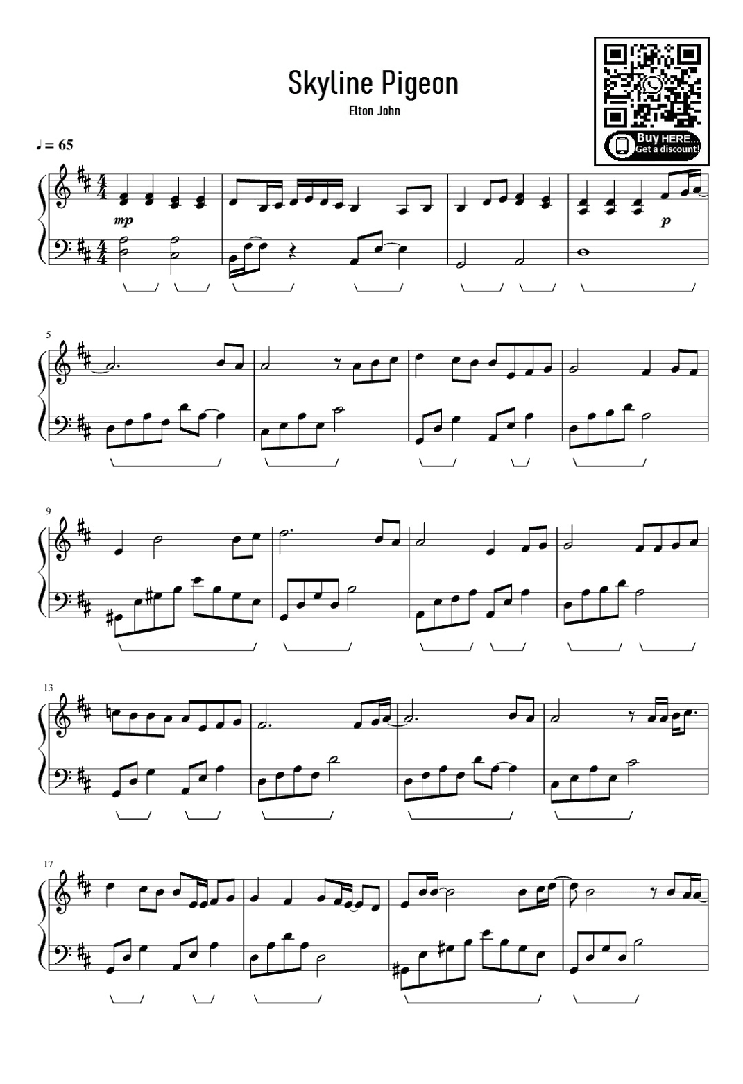 Skyline Pigeon (arr. eduardo)