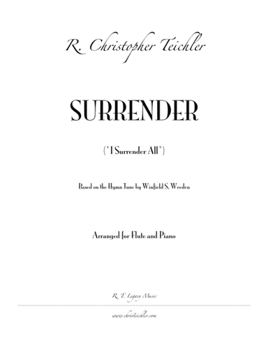 Surrender (I Surrender All) (arr. R.T. Legacy)