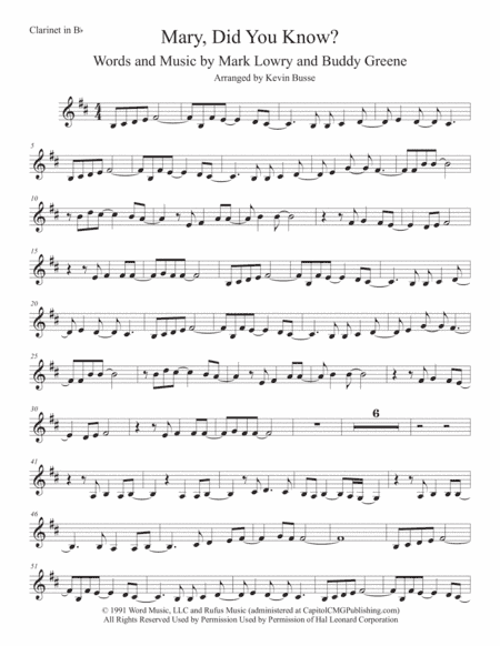 Mary, Did You Know? (arr. Kevin Busse)