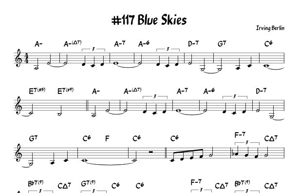 Blue Skies (arr. John Fries)