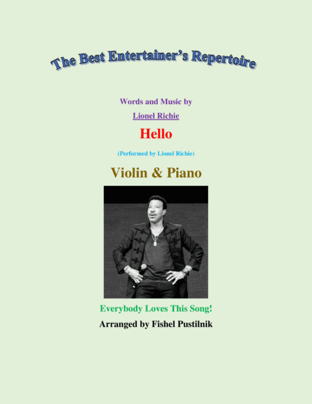 Hello (arr. Fishel Pustilnik)