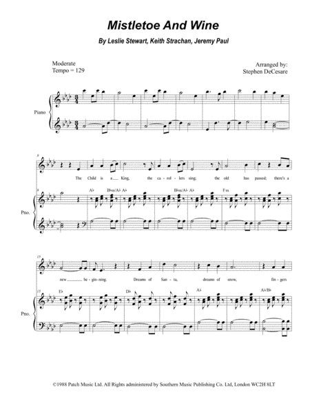 Mistletoe And Wine (arr. Stephen DeCesare)