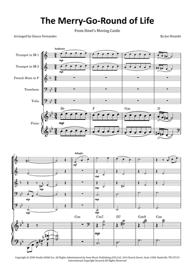 Merry-go-round Of Life (arr. Glauco Fernandes)
