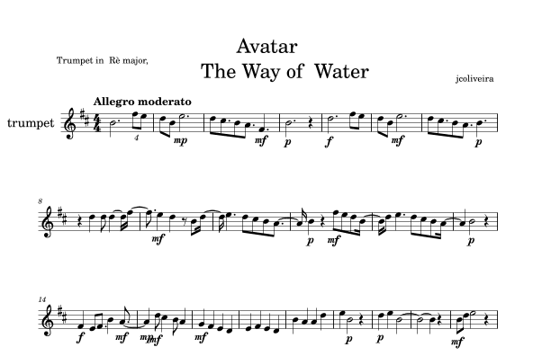 The Way Of Water (arr. julio cesar)