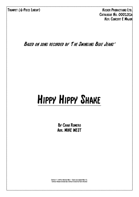 Hippy Hippy Shake (arr. Mike West)
