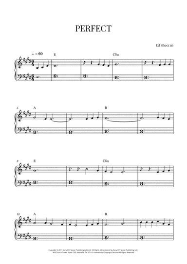 Perfect (arr. Cadenza Editions)