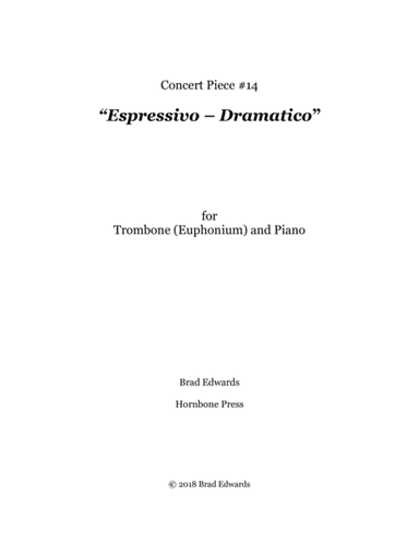 Concert Piece #14: Espressivo – Dramatico