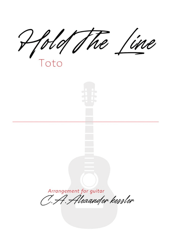 Hold The Line (arr. Alexander kessler)