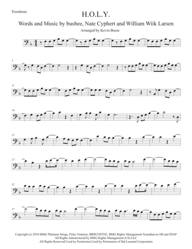 H.O.L.Y. (arr. Kevin Busse)