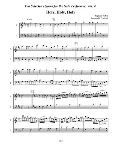 Ten Selected Hymns for the Performing Duet, Vol. 4 - flute and bassoon (arr. Kenneth D. Friedrich)