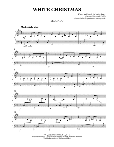 White Christmas (arr. Mark Phillips)