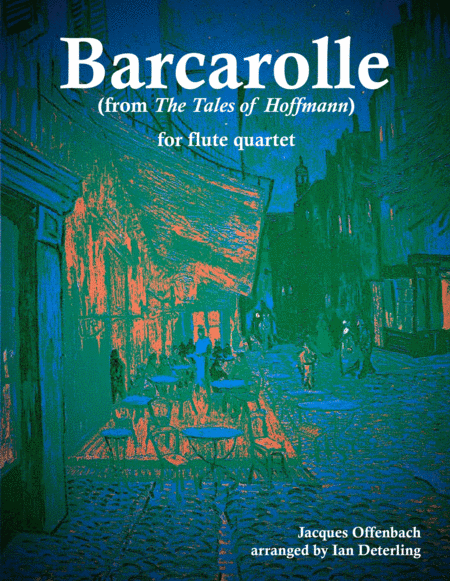 Barcarolle (for Flute Quartet) (arr. Ian Deterling)
