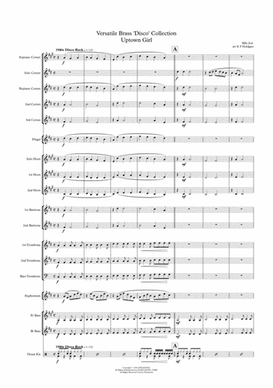 Uptown Girl (arr. Kevin P Holdgate)