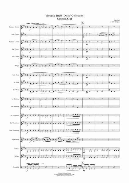 Uptown Girl (arr. Kevin P Holdgate)