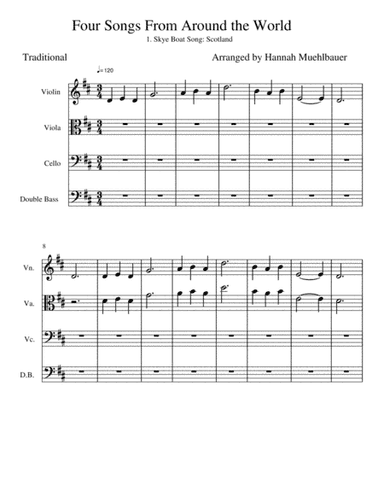 Four Songs from Around the World (arr. Hannah Muehlbauer)