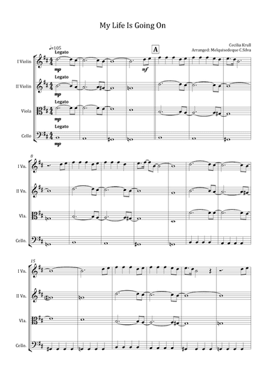 La Casa De Papel (my Life Is Going On) (arr. Melquisedeque C.Silva)