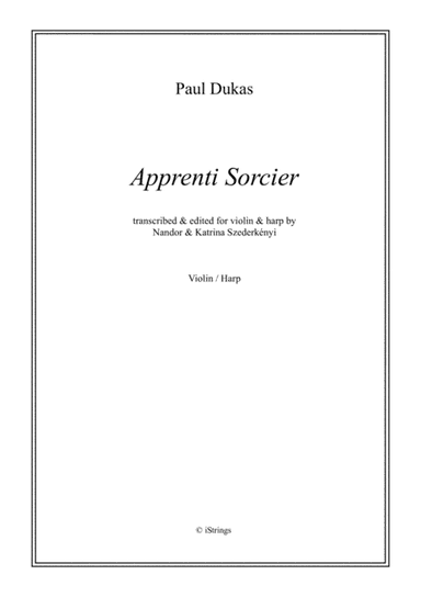 Apprenti Sorcier for violin & harp (arr. N. Szederkenyi)