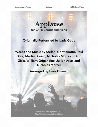 Applause (arr. Luke Furman)