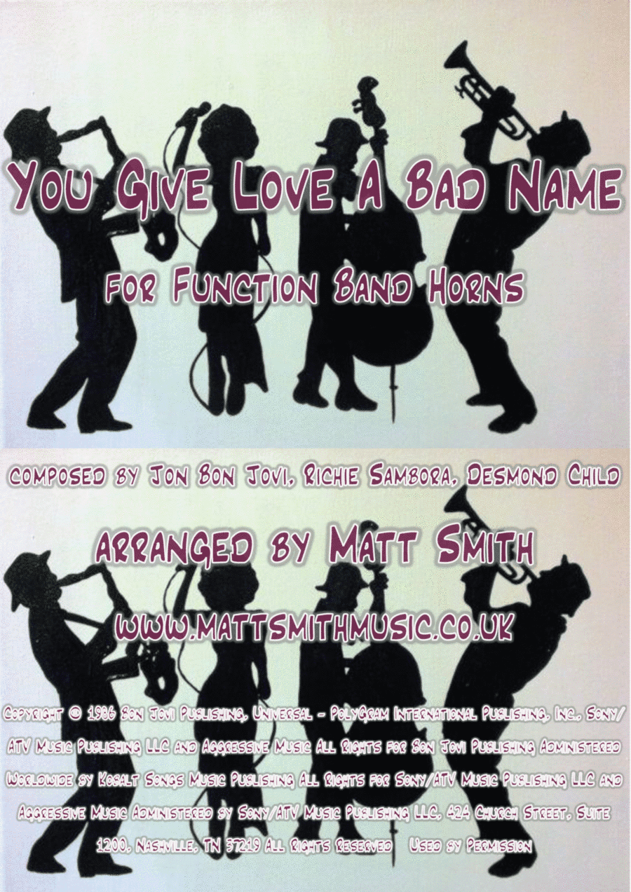 You Give Love A Bad Name (arr. Matt Smith)
