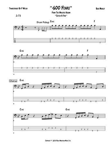 400 Years (arr. Accubass)