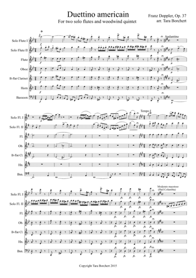Duettino americain (arr. Tara Borchert)