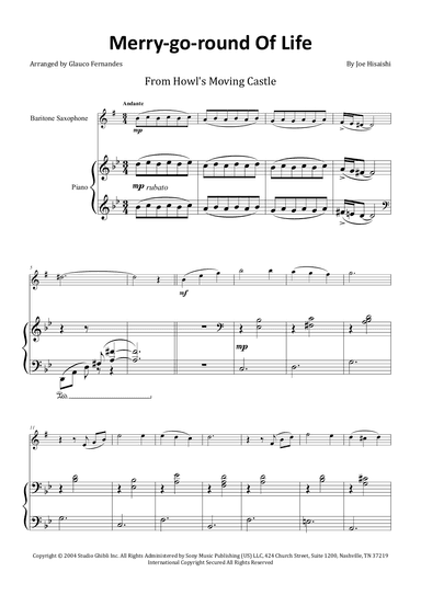 Merry-go-round Of Life (arr. Glauco Fernandes)